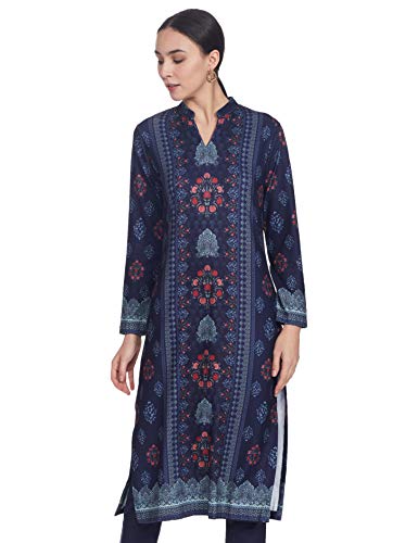 Image of BIBA Women's Synthetic Kurta