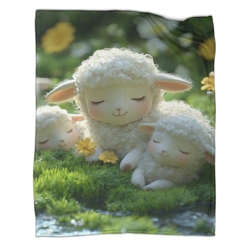 Couverture de voyage agneau 150x200cm contre frissons bureau