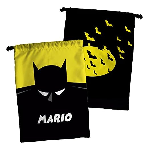 LolaPix Bolsa merienda. Bolsa merienda Infantil. Regalo Personalizado con Nombre. Bolsa merienda Personalizada. Varios diseños. Batman