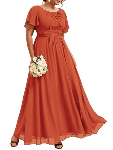 Robe de demoiselle d'honneur en mousseline idéale pour un mariage chic en été