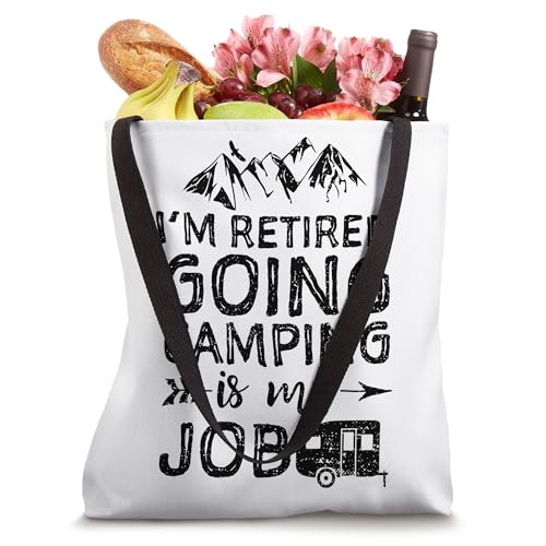 I'm Retired Going Camping Is My Job - Retirement Tote Bag miniatura 4