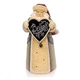 Enesco Department 56 Heart of Christmas “Mini Santa Believe” Stone Resin Figurine, 5.12”