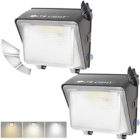 80W MAX Nightfall-to-Daybreak Outside LED Wall Pack Mild, Colour and Wattage Switchable, Tremendous Excessive Brightness 10450Lm for Home or Commerce, ETL Licensed and Stable 5 12 months Guarantee – 2 Pack