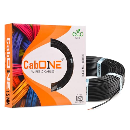Image of Lite 1.5 Sqmm Electrical Wire|45M|Single Core|Copper|FR PVC Insulation Domestic