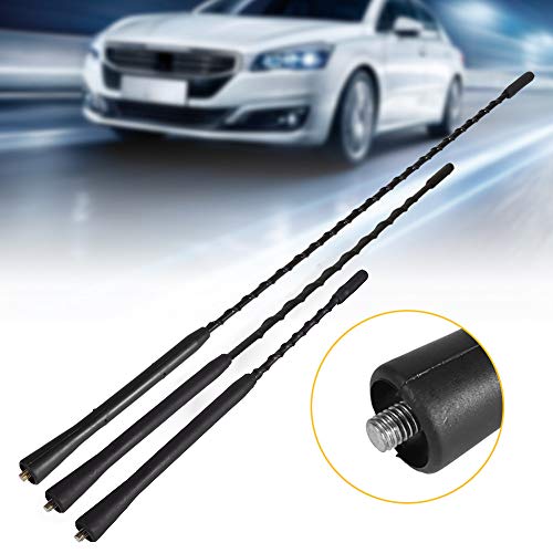 Universal 12 V Antena Do Telhado Do Carro Mast Radio Estéreo FM AM Amplificador Antena Amplificada 1