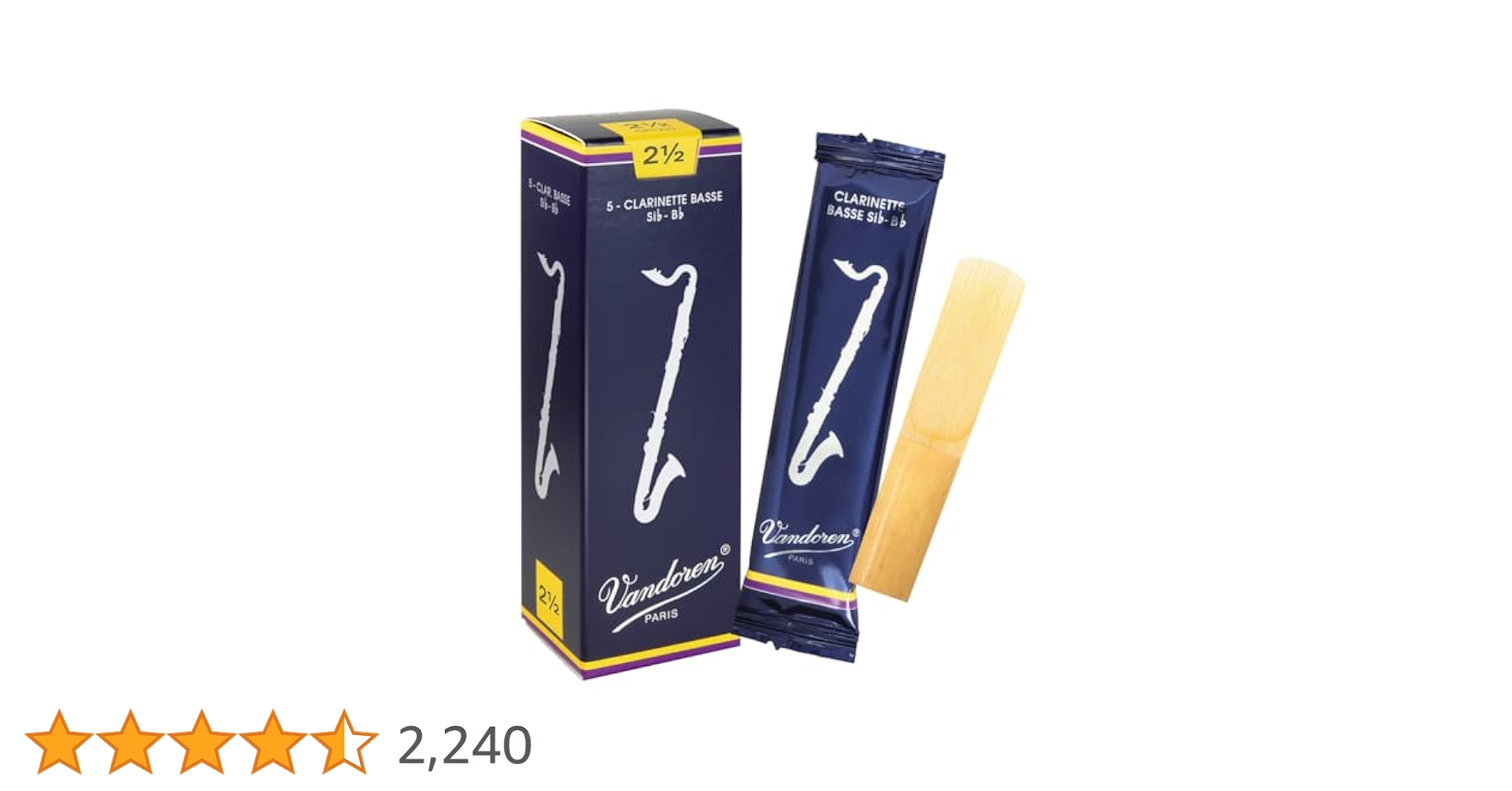 Amazon | バンドーレン バスクラリネットリード