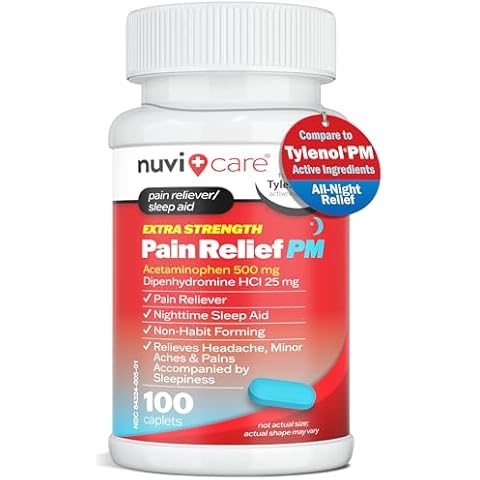 NUVICARE Extra Strength Pain Relief PM Cover