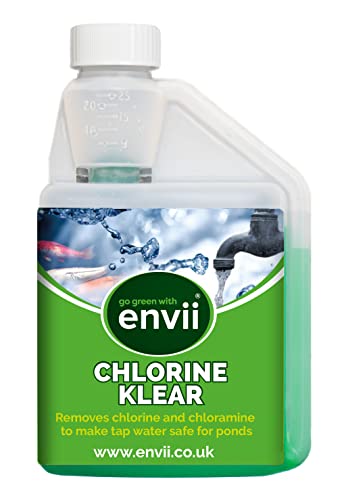 Envii Chlorine Klear - Déchlorateur d'eau de Bassin et dissolvant de Chlore Rend l'eau du Robinet sans Danger pour Les Poissons -élimine Le Chlore - Traite 12 500 l Cover