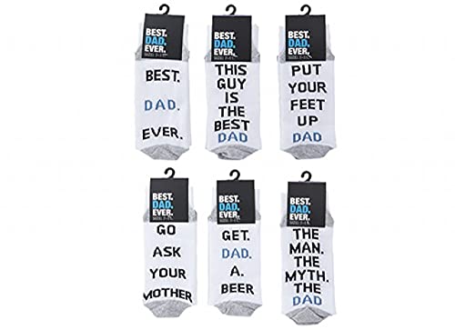 Assorted designs of Dads Socks, Ideal Fathers Day Present, Birthday gift, Stocking filler for dad. 1 Design sent at random.