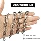 15M Edelstahlkette, 1.5mm hängende Kette, Jack Chain, Metallketten sind anpassbar für hängende Vogelfütterer/Hundeleinen/Schilder & DIY Projekte (1.5mm mit Spule)