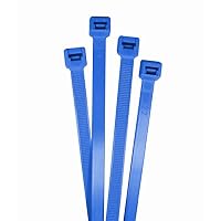 100 Fascette Fermacavo Nere Riutilizzabili, 450x9 Mm, In Nylon PA6.6, Resistenti Ai Raggi UV, Carico 79,4 Kg