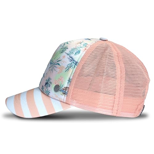 Roxy Girls Honey Coconut Trucker Hat – Adjustable Summer Cap for Girls, Lightweight and Breathable3