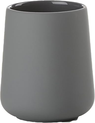 Miniatura 2 de Zone Denmark Nova One Zahnputzbecher, Zahnbürstenbecher aus Keramik mit Soft Touch-Beschichtung, Durchm. 3", Höhe 3.93, Gris