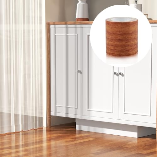 Zfseyuh Klebeband Holzoptik Braunes Realistische Holzmaserung Reparatur Klebefolie Holzoptik Reparaturband für Böden Möbel Schrank 5,7 cm x 4,57 m (Schokoladenfarbe)