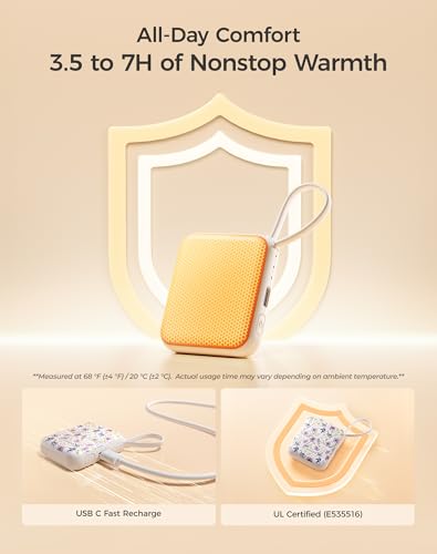 OCOOPA Hand Warmers Rechargeable, Smart Temp Control 7H*2 Long Safe Heat, Ultra photo 5