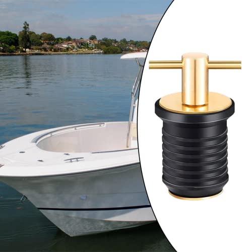 zalati Drain Plug for Boat T-handle Metal Screw with Rubber Cover for 19mm Kayak Yacht - Image 4