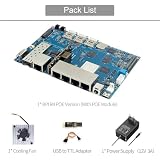 Banana Pi BPI-R4 Routerek Wi-Fi 7 z chipsetem MediaTek MT7988A, 4 GB RAM, 8 GB eMMC, 2 gniazda SFP 10 Gbe, 4 połączenia sieciowe Gbe