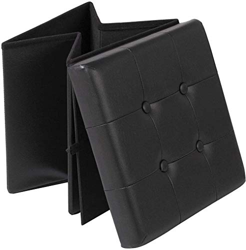 Pouf avec cube de rangement pliable pour optimiser l'espace - 5