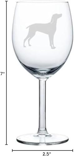 Miniatura 2 de Copa de vino Weimaraner (10 oz)