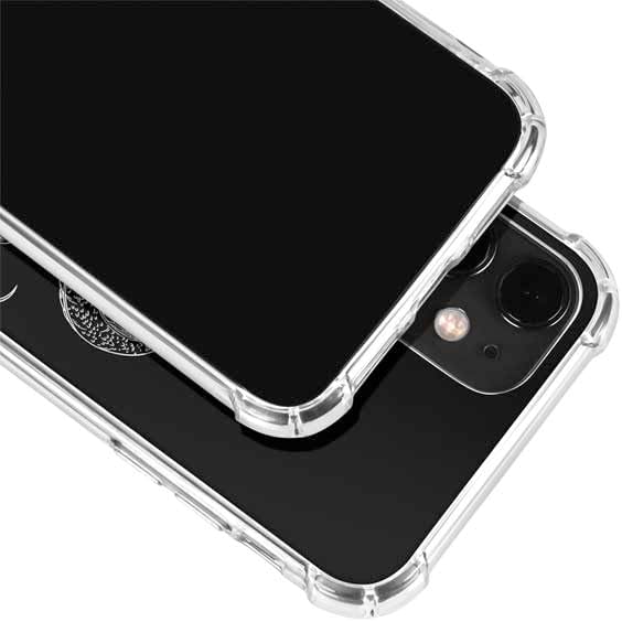 Skinit Clear Phone Case Compatible with iPhone 12 Mini - Officially Licensed Dragon Ball Z Negative Shenron Design