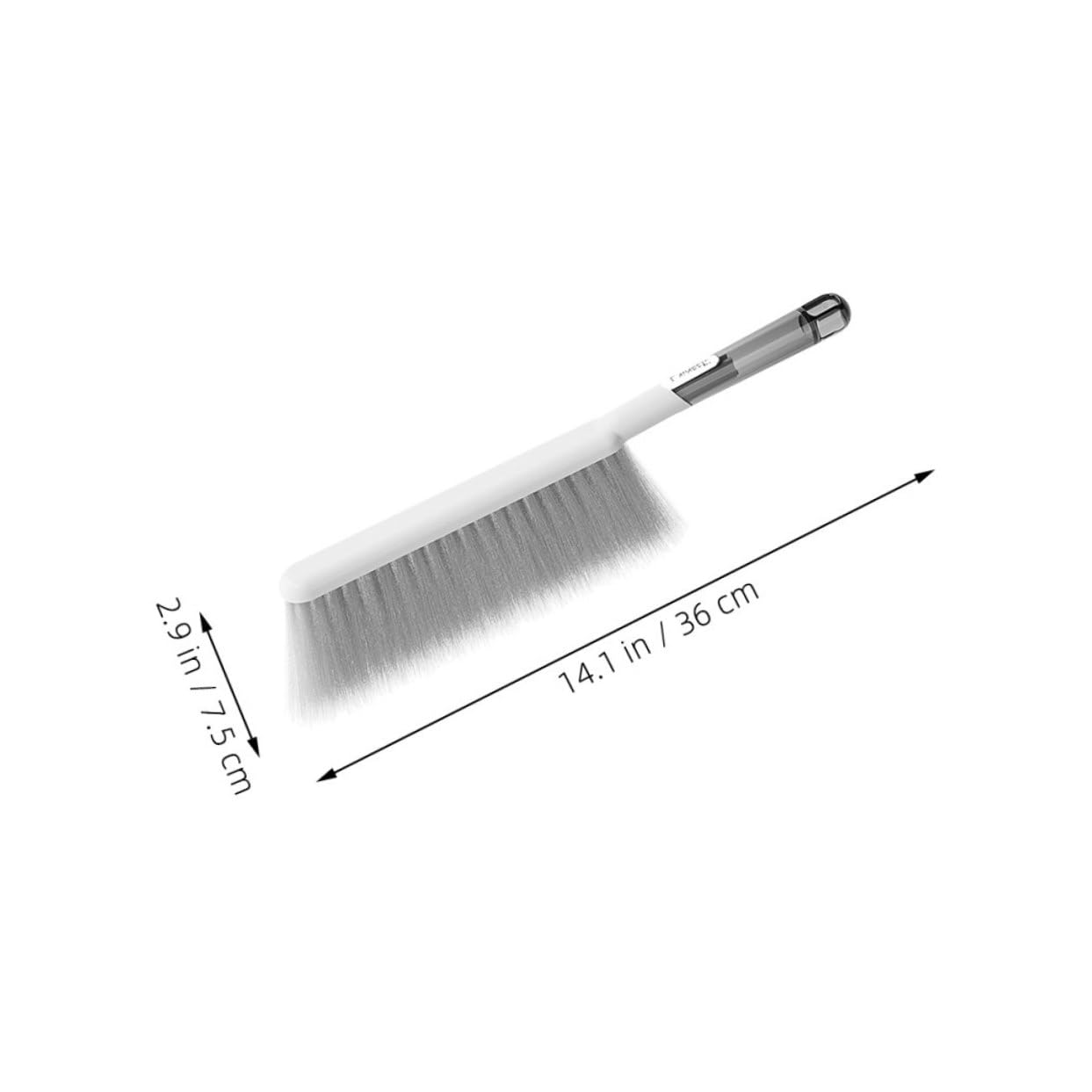 NOLITOY Ergonomic Bed Cleaning Brush Long Handle Brush Soft Bristles Versatile for Home Office