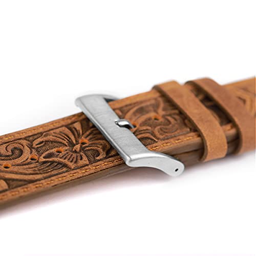 Falandi For Apple Watch Band Leather 41Mm 40Mm 38Mm, Western Retro Leather Classical Replacement Smart Watch Band For Iwatch Men Women Series 8 7 Se 6 5 4 3 2 1 (Retro Brown, 41/40/38Mm) #TOP1