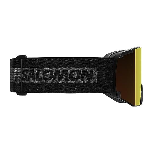 Miniatura 4 de Salomon S View Gafas De Esquí Snowboard Para Unisexo Máscara De Snowboard, Deportes De Invierno, Reduce Deslumbramientos, Ventilación Ada, Negro Rojo, Talla Unica