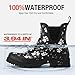 HISEA Women's Ankle Rubber Rain Boots, Waterproof Lightweight Chelsea Short Booties for Ladies, Non-Slip Fashion Garden Mud Shoes with Comfort Insole