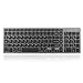 Produktbild Bewinner Ultra Slim Bluetooth Tastatur 2.4G Wireless Keyboard Portable 102 Tasten BT Touchpad Schere Füße Design Bluetooth Tastatur für Computer/Desktop/PC/Laptop