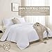 Colourful Snail 100-Percent Cotton Duvet Cover Set, Hidden Zipper Closure, Ultra Soft, Durable and Fade Resistant, Queen/Full, White (Comforter Not Included)