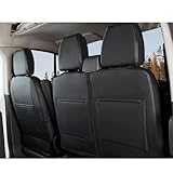 Van Large Trucks Seat Covers Tailored Leather Front Seat Cover Single Seat Cover compatible with for Volkswagen Transporter T7 2024 2025,3 Seats- pure Brown - Image 2