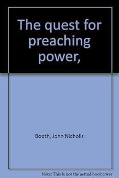 Hardcover The quest for preaching power, Book