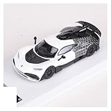 BXJUCBHDO Modelos a Escala 1:64 For Benz AMG Aleación Diecast Superdeportivo Modelo Coche Simulación Adorno Estático Clásico Réplica Coleccionable vehículos de Motor(White Stars)