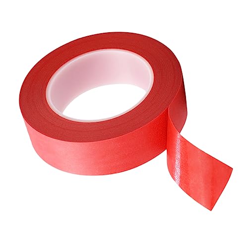 Veemoon 33m Rotes Abdeckband Farbiges Klebeband Für Malen Und Basteln Zeichenband Für Kunstbedarf Und Dekoration