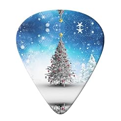 Christmas Trees Lot de 6 médiators pour guitare acoustique, guitare électrique, basse, ukulélé – fins, moyens et épais. - Les Beatles, Paul McCartney, John Lennon, RIngo Starr, George Harrison Christmas Trees Lot de 6 médiators pour guitare acoustique, guitare électrique, basse, ukulélé – fins, moyens et épais. – Image 3