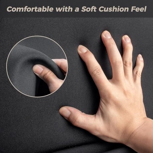 Image of GIANT PANDA Neoprene Car Seat Covers for F-150(2015-2026) /F-150 Lightning (2022-2026) /F-250 F-350 Super Duty (2017-2026) Crew Cab, UV & Water Resistant,Foam Padded,Full Set Seat Covers(Black)