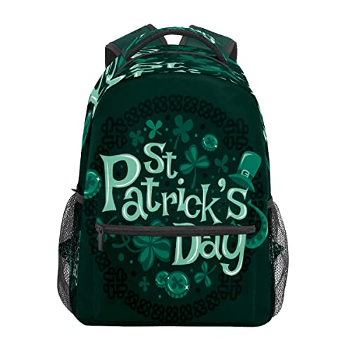 Girls Backpack For Teen Kid Lightweight Travel School Bag Saint Patrick's Day Pattern Casual Daypack Laptop Backpacks For Men Women #TOP10