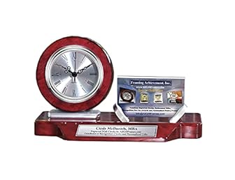 Silver Card Holder Clocks