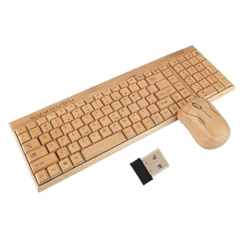Clavier et souris sans fil en bambou : remplacez le plastique par un confort naturel