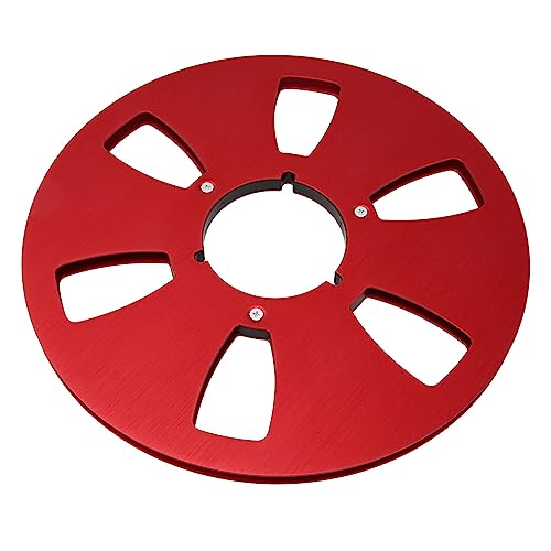 Carretel de Fita Vazia de 1/4 de 10 Polegadas, Fita de Som de Alta Resistência, Carretel Vazio, Liga