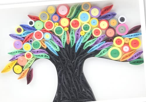 Carta Quilling Nero - 600 Strisce 3mm X 390mm Per Artigianato E Decorazioni - Foto 9