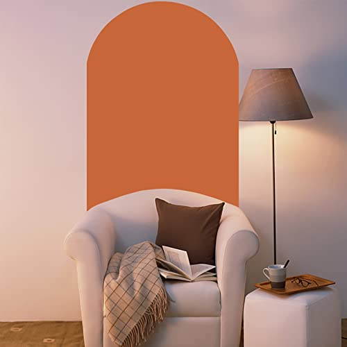 Boho Arch Wall Decal Decor, Yalinka Modern Minimalist Taller Arch Wall Sticker, Removable Peel And Stick Art Murals Wallpaper For Living Room Bedroom Nursery Decoration, 72”X33”(Terracotta) #TOP7