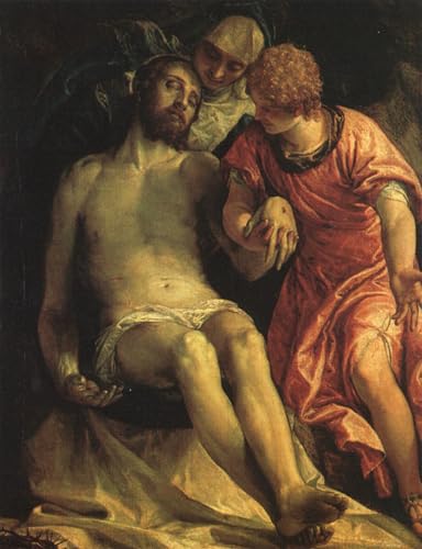 Pintura mural en lienzo Pietá Paolo Veronese, cuadro decorativo de 60x90cm para dormitorio