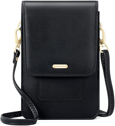 Peacocktion Small Crossbody Bags for Women, Travel Cell Phone Cross Body Purses with Card Slots