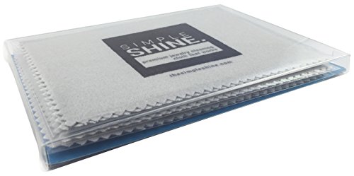 New Set of 3 Premium Jewelry Cleaning Cloths - Best Polishing Cloth Solution for Silver Gold & Platinum