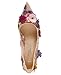 Betsey Johnson Women's Aimey Pump, Nude Floral, 8.5