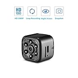Mini Spy Camera, Mofek Portable Small 1080P HD Hidden Camera Nanny Cam with Night Vision for Home, Car, Office/Outdoor