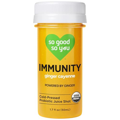 So Good So You Organic Ginger Cayenne Immunity Shot 1.7 FZ