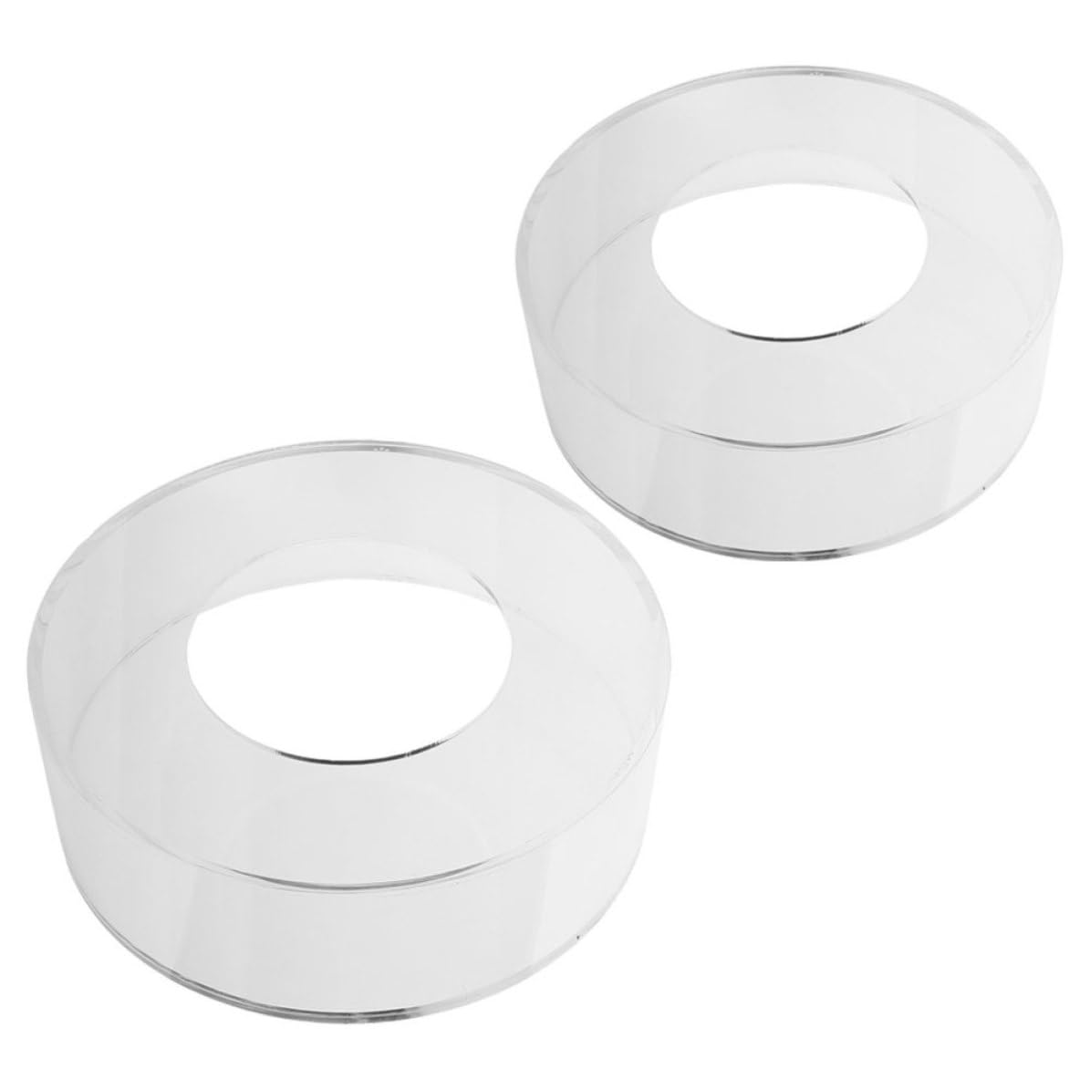 Présentoir à gâteaux rond en acrylique pour éviter les tables encombrées au mariage