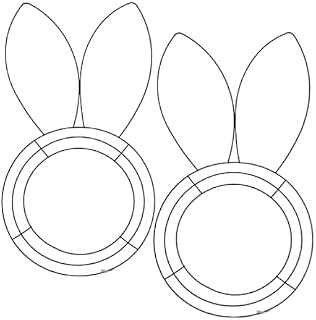 Generic SOL MAR Bunny Shaped Metal Wreath Forms, 17.375x9.5 Inches Bunny Ear Form Shapes Frames for Making DIY Decoration Art Material Supplies for Easter Sunday Pack of 2 Bonus Frotnes, Green